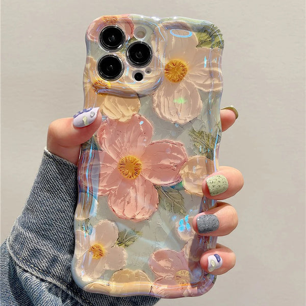 Hibiscus Retro-Oil Case
